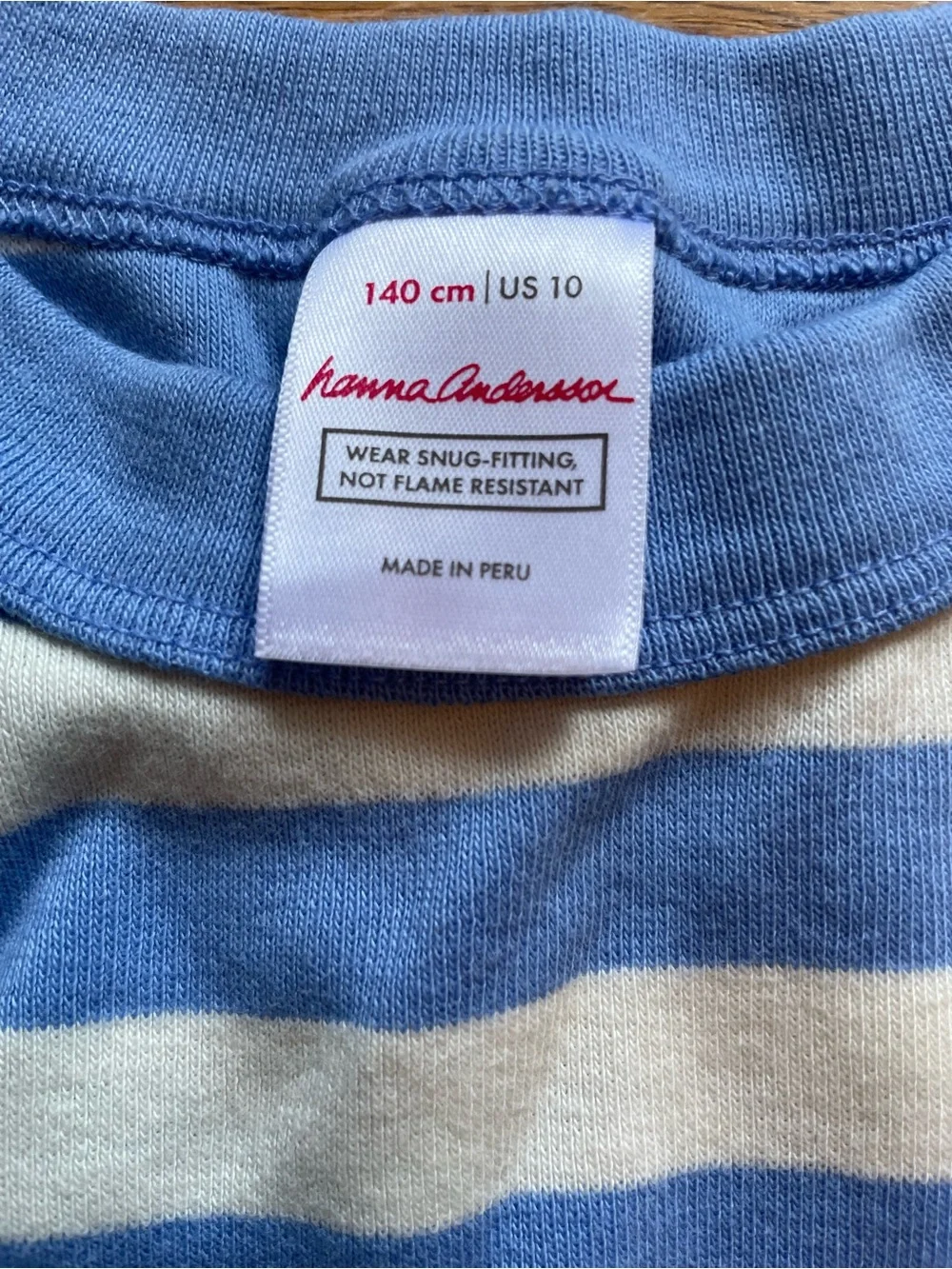 HannaJams Pajama Set in Vintage Blue